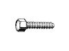 HEXAGON HEAD TAPPING SCREWS with FLAT END Steel Zinc Plated