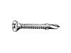  SELF-DRILLING TORX COUNTERSUNK HEAD SCREWS with WINGS Steel Zinc Plated