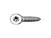 HEXALOBULAR COUNTERSUNK HEAD TAPPING SCREWS Steel Zinc Plated