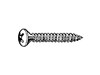 Cross Recessed Pan Head Tapping Screws - Steel Zinc Plated